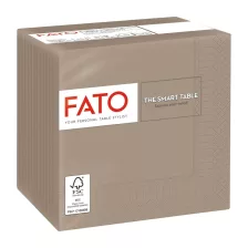   FATO Smart Table koktélszalvéta Galambszürke - 2 rétegű, 24x24cm, 100 lap