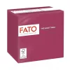 FATO Smart Table koktélszalvéta Bordó - 2 rétegű, 24x24cm, 100 lap
