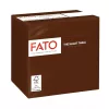 FATO Smart Table koktélszalvéta Csokoládébarna - 2 rétegű, 24x24cm, 100 lap