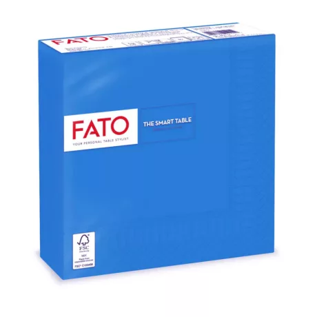 FATO Smart Table szalvéta Kék - 2 rétegű, 33x33cm, 50 lap