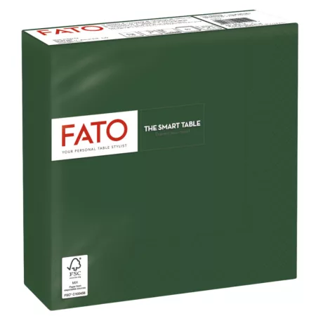 FATO Smart Table szalvéta Erdőzöld - 2 rétegű, 33x33cm, 50 lap