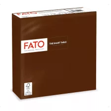   FATO Smart Table szalvéta Csokoládébarna - 2 rétegű, 33x33cm, 50 lap