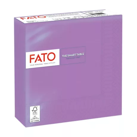 FATO Smart Table szalvéta Lila - 2 rétegű, 33x33cm, 50 lap
