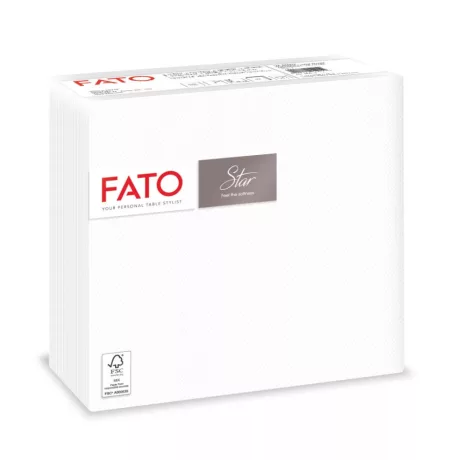 FATO Star szalvéta Fehér - 2 rétegű, 38x38cm, 40 lap