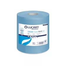   Lucart Strong Power Blue 620 ipari törlőpapír 32cm átm. - 3 rétegű, kék, 236m