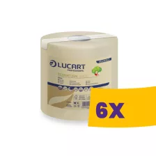   Lucart Econatural 2.500 papírtörlő 20cm átm. - 2 rétegű, havanna, 105m (Karton - 6 tekercs)
