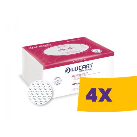 Lucart Texicell textil erősségű papírtörölköző fodrászatok részére 43x77cm - 100 lap/cs (Karton - 4 csomag)