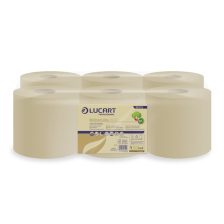   Lucart EcoNatural 19 CF tekercses kéztörlő 19cm átm. - 2 rétegű, havanna, 100m (Karton - 6 tek)