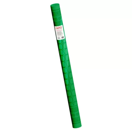 FATO asztalterítő tekercs Damask Smaragdzöld - 120cm, 7m
