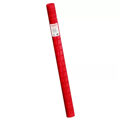 FATO asztalterítő tekercs Damask Piros - 120cm, 7m