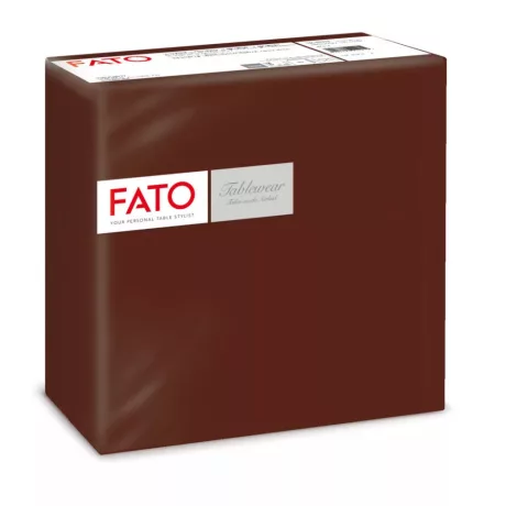 FATO Airlaid szalvéta Kakaó - 1 rétegű, 40x40cm, 50 lap