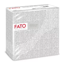   FATO Airlaid mintás szalvéta Mosaic Silver - 1 rétegű, 40x40cm, 50 lap