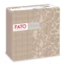 FATO Airlaid mintás szalvéta Drops Hazelnut - 1 rétegű, 40x40cm, 50 lap