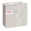 FATO Airlaid mintás szalvéta Drops Dove Grey - 1 rétegű, 40x40cm, 50 lap