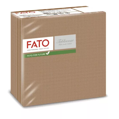 FATO Airlaid mintás szalvéta Shade Hazelnut - 1 rétegű, 40x40cm, 50 lap