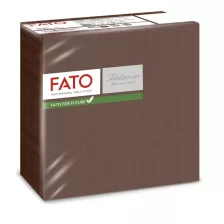   FATO Airlaid mintás szalvéta Shade Chocolate - 1 rétegű, 40x40cm, 50 lap
