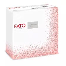   FATO Airlaid mintás szalvéta Puntini Red - 1 rétegű, 40x40cm, 50 lap