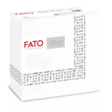   FATO Airlaid mintás szalvéta Mykonos Silver - 1 rétegű, 40x40cm, 50 lap