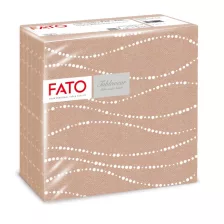   FATO Airlaid mintás szalvéta Perle Hazelnut - 1 rétegű, 40x40cm, 50 lap