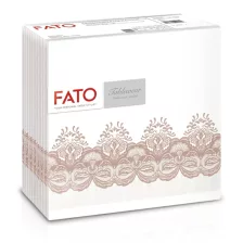   FATO Airlaid mintás szalvéta Bombay Cappuccino - 1 rétegű, 40x40cm, 50 lap