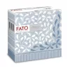 FATO Airlaid mintás szalvéta Botanic Blue - 1 rétegű, 40x40cm, 50 lap