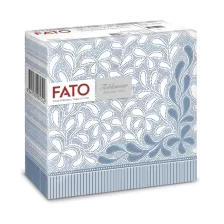   FATO Airlaid mintás szalvéta Botanic Blue - 1 rétegű, 40x40cm, 50 lap