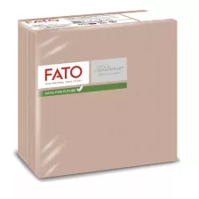   FATO Airlaid mintás szalvéta Shade Cappuccino - 1 rétegű, 40x40cm, 50 lap
