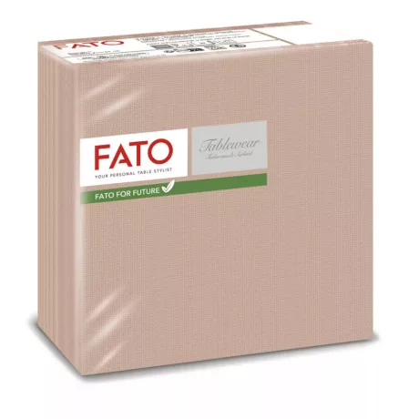 FATO Airlaid mintás szalvéta Shade Cappuccino - 1 rétegű, 40x40cm, 50 lap