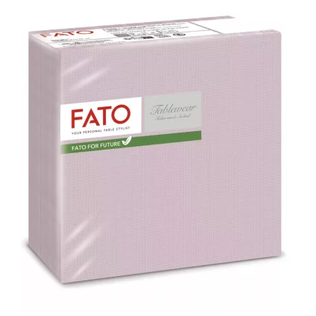 FATO Airlaid mintás szalvéta Shade Blush Pink - 1 rétegű, 40x40cm, 50 lap