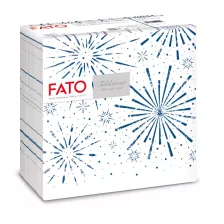   FATO Airlaid mintás szalvéta karácsonyi Incanto Blue - 1 rétegű, 40x40cm, 50 lap