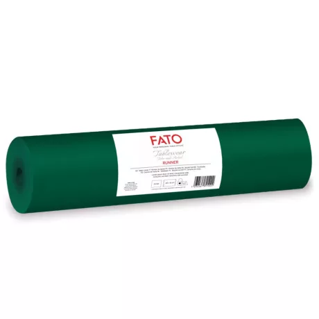 FATO Airlaid asztali futó Erdőzöld - 40cm, 24m