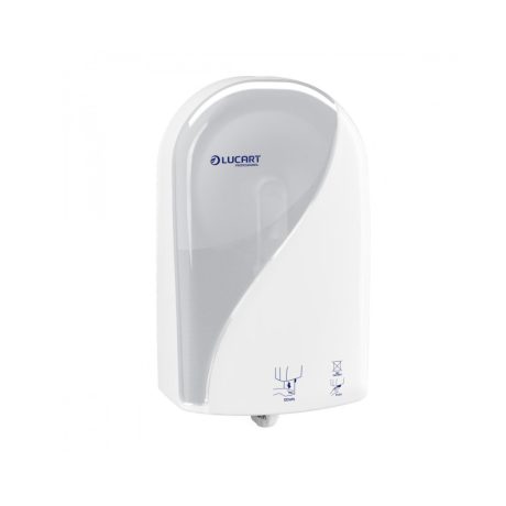Lucart Identity Autocut laponkénti adagolású tekercses toalettpapír adagoló fehér
