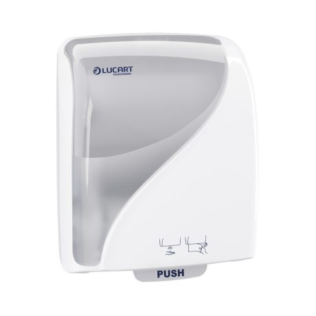 Lucart Identity Touch Free Towel Dispenser (Műanyag dudás tekercsekhez) érintésmentes papírkéztörlő adagoló fehér