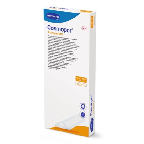 Hartmann Cosmopor transparent steril filmkötszer sebpárnával 10x30cm 25db