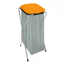   Ecofix-1 szemeteszsáktartó állvány acél vázzal Narancssárga