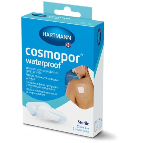 Hartmann Cosmopor waterproof steril sebtapasz 7,2x5cm 5db