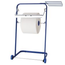   Celtex ipari törlőpapír tartó hordozható fém állvány kerékkel és szemeteszsák tartóval