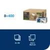Tork nagy teljesítményű tisztítókendő 99% bioalapú - fehér, 15,2x12,4cm, 50 lap (Karton - 8 csg)