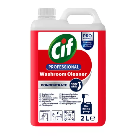 Cif Prof. Conc. Washroom Cleaner fürdőszobatisztító koncentrátum 2L