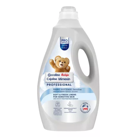 Coccolino Professional öblítőkoncentrátum Sensitive - 200 mosás 5L