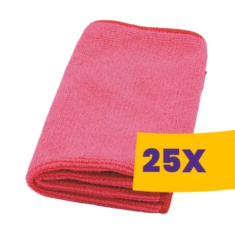 TASKI MyMicro Cloth mikroszálas törlőkendő 36x36cm piros 25db