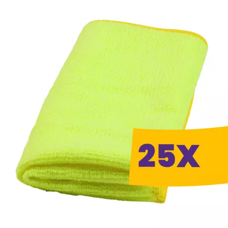 TASKI MyMicro Cloth mikroszálas törlőkendő 36x36cm sárga 25db