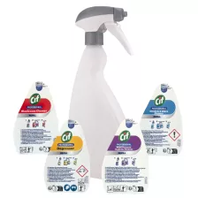   Cif Prof. Dosing Bottle Kit szórófejes flakon készlet 0,75L