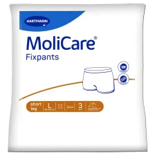   Hartmann MoliCare Fixpants rövidszárú rögzítőnadrág L, mosható 3db