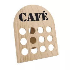 Fa Nespresso kávékapszula tartó