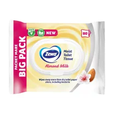 Zewa nedves toalettpapír zárható Almond Milk 80db