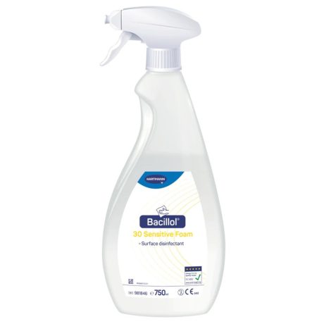 Hartmann Bacillol 30 Sensitive Foam felületfertőtlenítő hab szórófejjel 750 ml