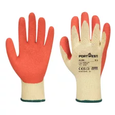 Portwest A100 Mártott latex védőkesztyű narancs