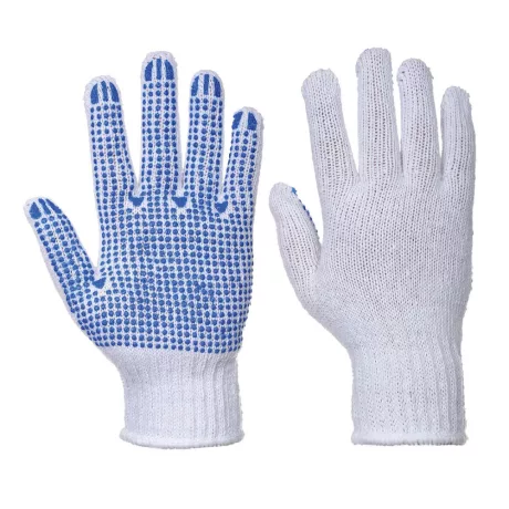 Portwest A111 PVC pontozott védőkesztyű fehér