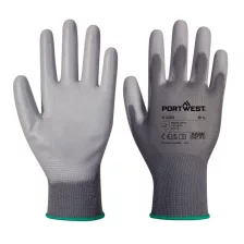   Portwest A120 Nylon védőkesztyű PU tenyérmártott szürke